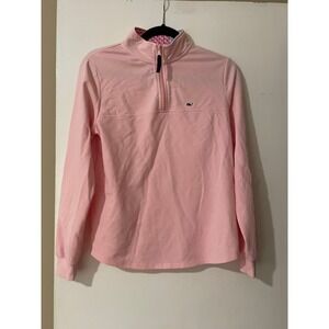 Vineyard Vines for Target Pink  1/4 Zip Pullover‎ Sweatshirt Women's Small